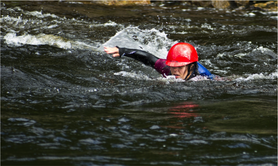 Nage en rivière
